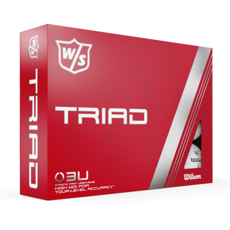 Wilson triad golfballen met logo