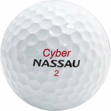 Nassau cyber eigen golfbal