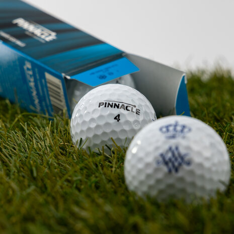 Pinnacle Soft golf balls printed with logo