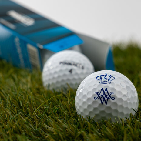 Pinnacle Soft golf balls printed with logo