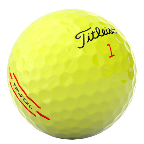 Titleist trufeel gele golfballen bedrukken met logo