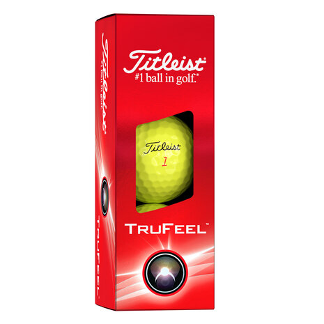 Titleist trufeel gele golfballen bedrukken met logo