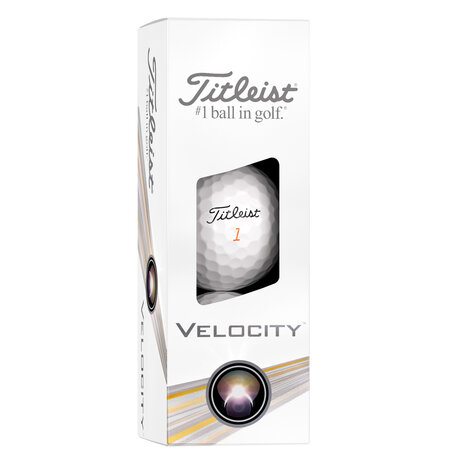 Titleist Velocity golfballen met logo bedrukken