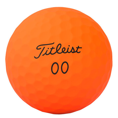 Titleist Velocitiy oranje golfballen met logo