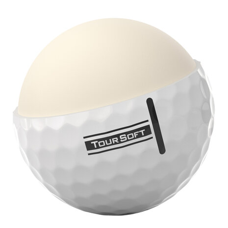 Titleist Tour soft golfballen met logo bedrukken