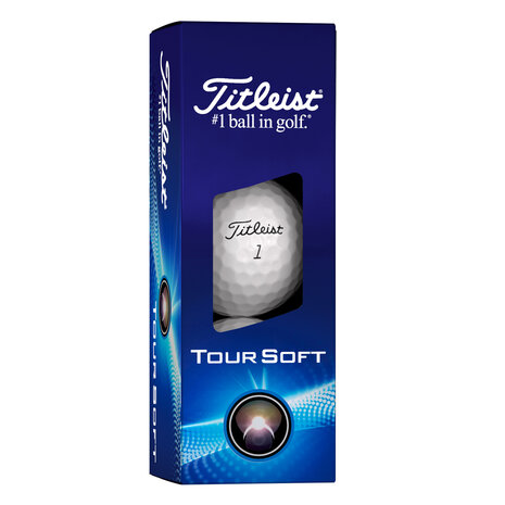 Titleist Tour soft golfballen met logo bedrukken