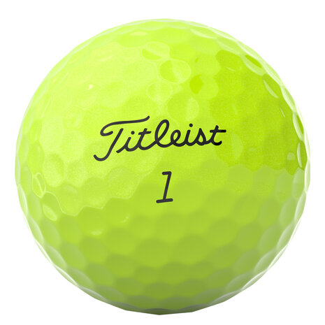 Titleist Tour soft gele golfballen bedrukken met logo