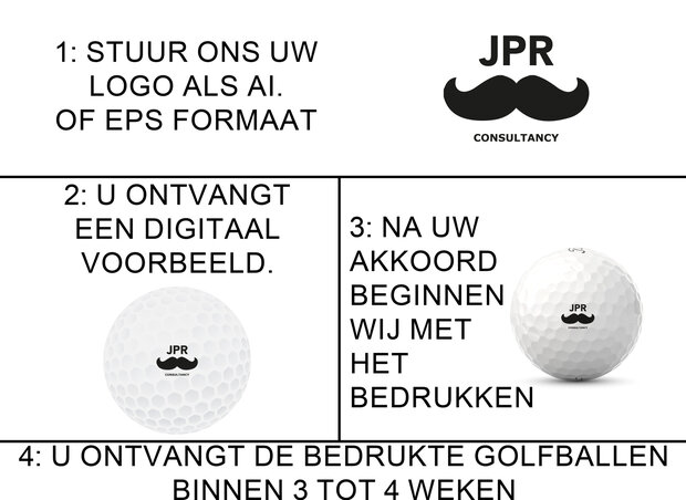 Pinnacle soft golfballen bedrukken met logo