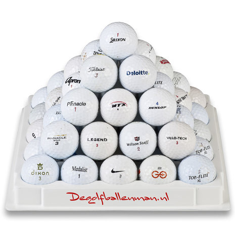 100 Golfballs Lakeball mix &amp; 50 tees