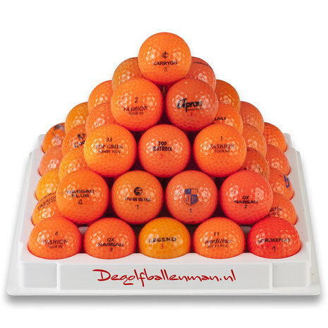 100 Orange Golfballs