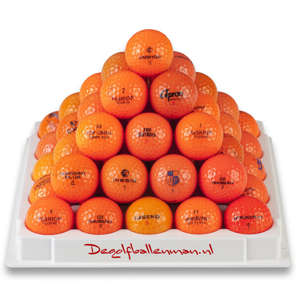 100 Orange Golf Balls