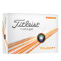 Titleist Velocitiy oranje golfballen met logo