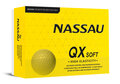 Nassau QX Soft Golf Balls printed with logo - Yellow